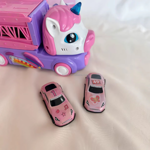 Nouvelle Voiture de Course Pliable à Éjection sur Piste, <span class=keywords><strong>Jouet</strong></span> en Plastique à Friction <span class=keywords><strong>pour</strong></span> <span class=keywords><strong>Rangement</strong></span> et Transport, Jouets Véhicules - Product Image 2