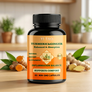 Capsules de curcumine à absorption élevée avec extrait de poivre noir |   Soutien des articulations et du système immunitaire |   Antioxydant naturel |   Complément de curcuma - Product Image 1