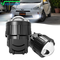 Mudah Dipasang Lensa Bi Laser 3 Inci Lampu Kabut LED Proyektor 300% Lebih Terang Kompatibel dengan Mobil Toyota Honda