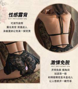 Gran oferta, conjunto <span class=keywords><strong>de</strong></span> lencería Sexy <span class=keywords><strong>de</strong></span> una pieza para mujer, ropa interior <span class=keywords><strong>de</strong></span> encaje hueco con malla <span class=keywords><strong>de</strong></span> liga, bragas sexis para mujer, lencería decorada con encaje - Product Image 4