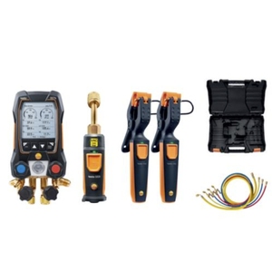 Kit de test intelligent Testo 557s de haute qualité avec manomètre numérique intelligent et sondes de température sans fil 0564 5571 - Product Image 1