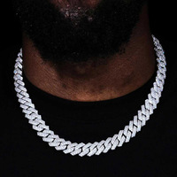 Collier Hip-hop Zirconium Tendance Chaîne Cubaine 14mm en Cuivre pour Hommes – Cadeaux Personnalisés – Bijoux de Dropshipping HQ les Plus Vendus