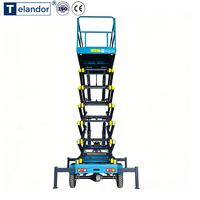 Ultra Düşük Fiyatlı Kendinden Tahrikli Elektrikli Üç Tekerlekli Triportör Makaslı Forklift Hidrolik Kaldırma Platformu