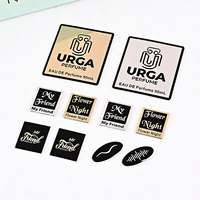 Autocollants métalliques personnalisés en aluminium pour bouteilles, étiquettes adhésives en métal, autocollants gaufrés en feuille, étiquettes de parfum, plaques signalétiques pour meubles