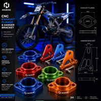 Pièces d'échappement personnalisées pour moto CNC, fabrication OEM sur mesure : bride de collecteur d'échappement, support de suspension d'échappement, embout d'échappement, support de cache-radiateur
