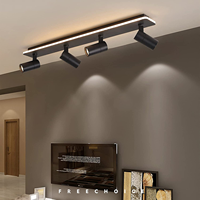 Spots à rail magnétique modernes et simples 10W 20W 30W Luminaire à rail LED pour hôtel
