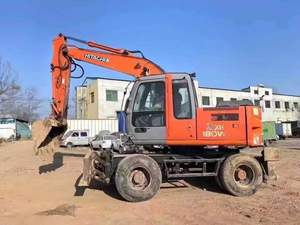 Excavadora de Ruedas Hitachi Zx180w Zx180 de Segunda Mano, Maquinaria de Construcción Usada de 18 y 20 Toneladas en Venta - Product Image 4
