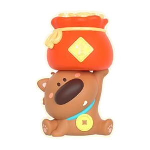 Venta al por mayor Colección Lucky Wealth-Caja ciega sorpresa con muñeca Shiba Inu 3D y accesorios para monedas - Product Image 1