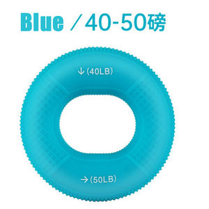 ห่วงซิลิโคนสำหรับฝึกความแข็งแรงด้ามจับตรง20lbs มือบำบัดสำหรับเด็กผู้ใหญ่ - Product Image 5