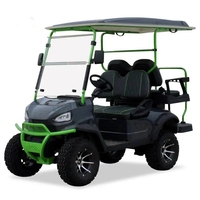 Mode conçu chinois 48v chariot de golf électrique 2 places lithium chasse hors route chariot de golf