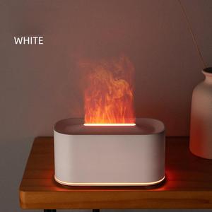 Luxury Fireplace Flame Fragrance Machine 3D Simulated Charcoal Fireplace USB Powered 101- 200 ml Capacity <b>Humidifier</b> Home - Product Image 6