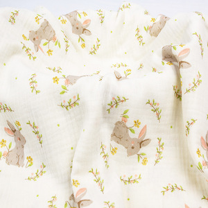 Offre Spéciale – Tissu en Mousseline de Coton Quatre Saisons Doux, Absorbant et Hypoallergénique – <span class=keywords><strong>Double</strong></span> <span class=keywords><strong>Gaze</strong></span> pour Pyjamas Enfants, Serviettes de Bain et Vêtements en Tissu - Product Image 5