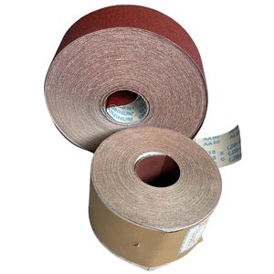 Rouleau de tissu dur de haute qualité papier de verre rouleau de ponceuse abrasif en gros pour polir le bois et le métal marché allemand - Product Image 1