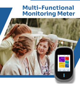 Usmiley HC-601 Kan Total Kolesterol ve Glikoz Hematokrit <span class=keywords><strong>Test</strong></span> Şeritleri Ölçüm Cihazı CE Sertifikalı Sınıf II Tıbbi Kullanım Dahili Pil - Product Image 4