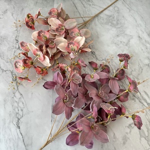 Nouveau Design Soie Artificielle Orchidée Fleurs 5 Fourchettes 30 Têtes <span class=keywords><strong>Whelan</strong></span> Fleur pour La Maison Fête Des Mères Noël Nouvel An Halloween - Product Image 4
