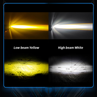 Universel Offroad Auto Lampe LED Projecteur Lentille Antibrouillard Double Faisceau Modifié Conduite Lumières Laser Projecteur Travail Lumière pour