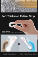 Nettoyeur de vitres rotatif Realida, professionnel, multifonction, avec poignée en plastique, pour verre acrylique, miroir
