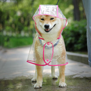 Dog <strong>Raincoat</strong> Hooded Slicker Poncho - Reflective Lightweight Pet Rain Jacket Coat,Dog Waterproof <strong>Raincoat</strong> With Adjustable - Product Image 3