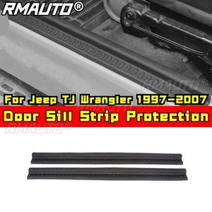 Pour Jeep TJ Wrangler 1997-2007, bande de protection de seuil de porte, bande antidérapante, kit de carrosserie, accessoires de voiture - Product Image 1