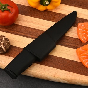 มีดพกพาสำหรับตกปลาและตั้งแคมป์ สแตนเลส 3CR13 ปลายหยดน้ำ ความหนา 1.5 มม. ด้ามพลาสติก OEM EDC DIY อุตสาหกรรม - Product Image 5