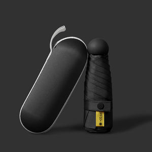 Новый дизайн OEM карманный рекламный капсульный зонтик портативный УФ маленький зонтик от солнца мини 5 складной зонтик с пользовательским логотипом - Product Image 3