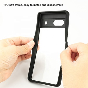 <span class=keywords><strong>Coque</strong></span> en TPU souple de 2mm pour Google Pixel 7A <span class=keywords><strong>8A</strong></span> 9A 8Pro 9Pro XL Housse rigide pour PC Transparent 1.5mm PC pour Google Fold Clear Phone Case - Product Image 4