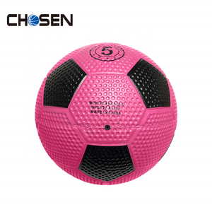 Balón de Fútbol de Goma Promocional de Fábrica, Tamaño 5, Superficie Tipo <span class=keywords><strong>Golf</strong></span> - Product Image 4