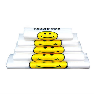 T-shirt sac entièrement biodégradable amidon de maïs en plastique matériau d'emballage alimentaire impression personnalisée accepter logo personnalisé CN;SHN - Product Image 1