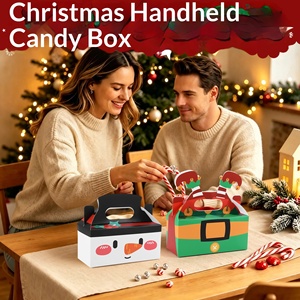 Caja de <span class=keywords><strong>Regalo</strong></span> y Dulces Navideña Personalizada, Caja Rectangular Blanca de Cartulina con Impresión Personalizada, Caja de <span class=keywords><strong>Regalo</strong></span> Navideña - Product Image 5