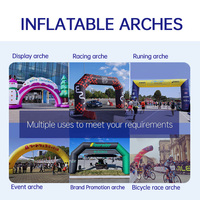 Arco Inflable Ecológico Personalizado CATC para Eventos Deportivos con Logotipo Personalizado