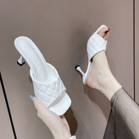 Chaussures à talons hauts pour femmes, sandales d'été de haute qualité, vente chaude en usine, talons hauts de créateur