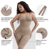 Body sculptant grande taille pour femme, lingerie amincissante et sculptante, short moulant de compression, vente en gros