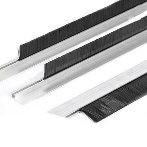 באיכות גבוהה H צורה שחור ניילון חותמות רצועת מברשת לדלת מוסך - Product Image 4