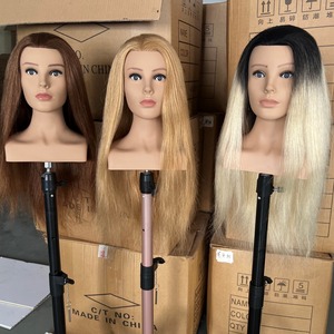 Têtes de <span class=keywords><strong>mannequin</strong></span> 100 % cheveux humains pour <span class=keywords><strong>coiffure</strong></span> de mariée, poupée d'entraînement en <span class=keywords><strong>coiffure</strong></span>, tête de <span class=keywords><strong>mannequin</strong></span> avec épaules pour la formation et l'éducation en <span class=keywords><strong>coiffure</strong></span> - Product Image 6