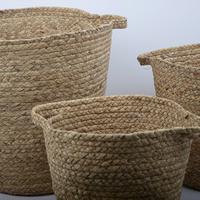 Paniers tissés avec poignées, paniers de rangement pour ranger des objets