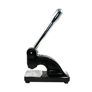 Sello de negocios de acero pesado, sello de grabado personalizado, logo personalizado, notario en relieve, negro - Product Image 1