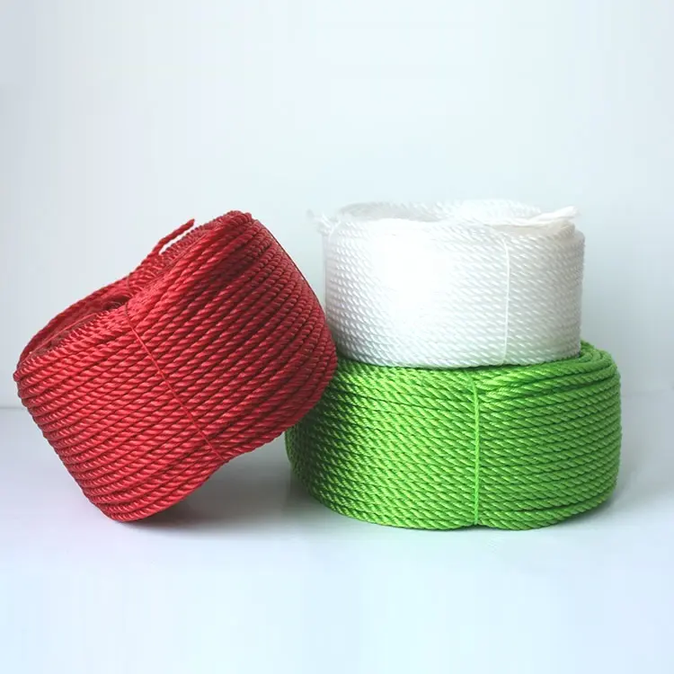Hot Sale Polyethylene Rope Twisted Packing Pe Plastic Rope For Net