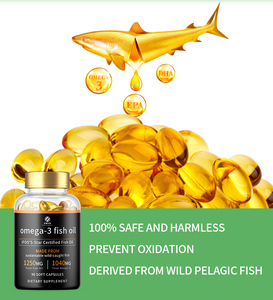 Capsule di Olio di Pesce <span class=keywords><strong>Omega</strong></span> 3 1000mg di Alta Qualità OEM Migliorano l'Immunità per Adulti Facili da Deglutire - Product Image 4