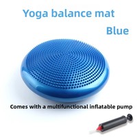 Tapis d'équilibre de yoga en PVC, coussin de massage gonflable, épaissi, anti-explosion, pour la rééducation des pieds, entraîneur d'équilibre souple