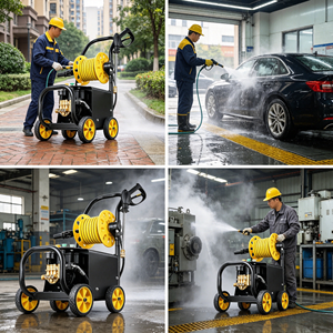 Nettoyeur haute pression électrique écologique, équipement électrique efficace pour le lavage des murs, des sols et des carreaux - Product Image 5