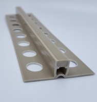 Profilé PVC extrudé pour bricolage, style de cadre personnalisé, matériau plastique, type de joint d'expansion en PVC en forme de cale pour finition
