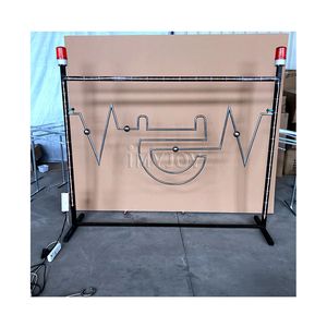 Forme de dinosaure personnalisé réponse interactive <span class=keywords><strong>main</strong></span> constante défi croix feu accessoire Long choc électrique Buzz fil jouet sûr - Product Image 3