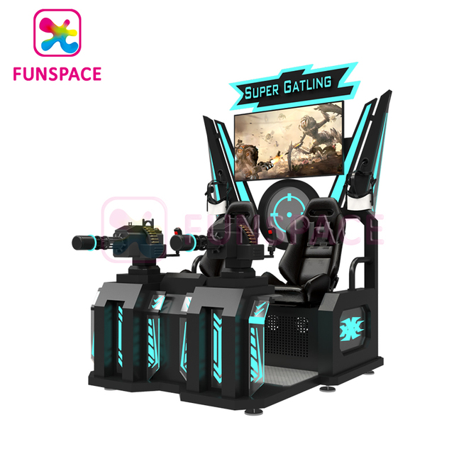 Indoor Playground Amusement Theme Park Arcades Games Center Vr Game Machine Gun Shooting Simulator Machine