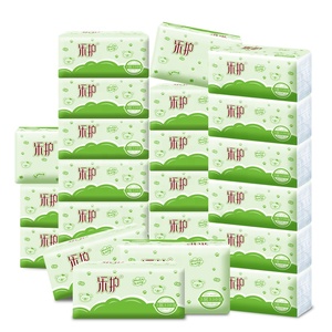Rounuo heißer verkauf weiche pack gesichts tissue für baby pflege, 100% holz zellstoff, 2 lagen - Product Image 1