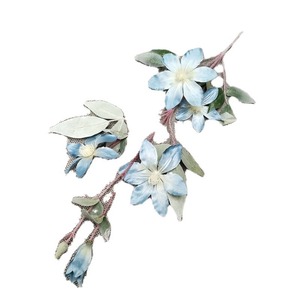 Fleurs artificielles Yiyi, Clématites, 15 couleurs, 10 tiges, bouquet mixte, décoration intérieure, accessoires de photographie - Product Image 5