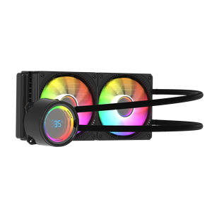 240mm <span class=keywords><strong>CPU</strong></span> chất lỏng mát argb với màn hình LCD cho chơi game PC Bộ vi xử lý nước làm mát <span class=keywords><strong>CPU</strong></span> Fan AIO chất lỏng - Product Image 1