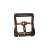 Boucle de ceinture coulissante réglable en laiton massif de haute qualité pour le bricolage et les accessoires de bagagerie