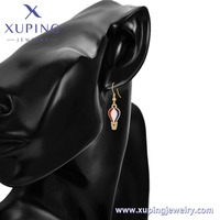 Boucles d'oreilles montgolfière XUPING pour femme, plaqué or 14 carats, bijoux fantaisie mignons et originaux pour festival et usage quotidien