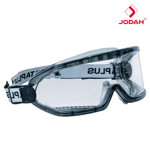 Lunettes de sécurité panoramiques anti-rayures JODAH GALERVI, verres en PVC, construction en polycarbonate à monture intégrale, protection contre la poussière, compactes - Product Image 4