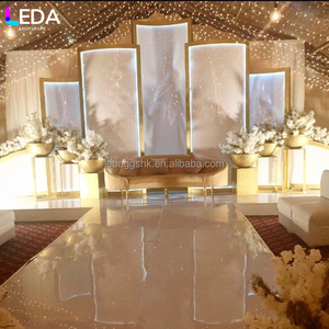 LEDA Wedding Decoration Metal Backdrop Stand Panel Stand Wedding Decoration Backdrop with Led Light for wedding Party - Product Image 2